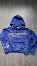 KEEP ELEVATING YOURSELF NAVY BLUE HOODIE