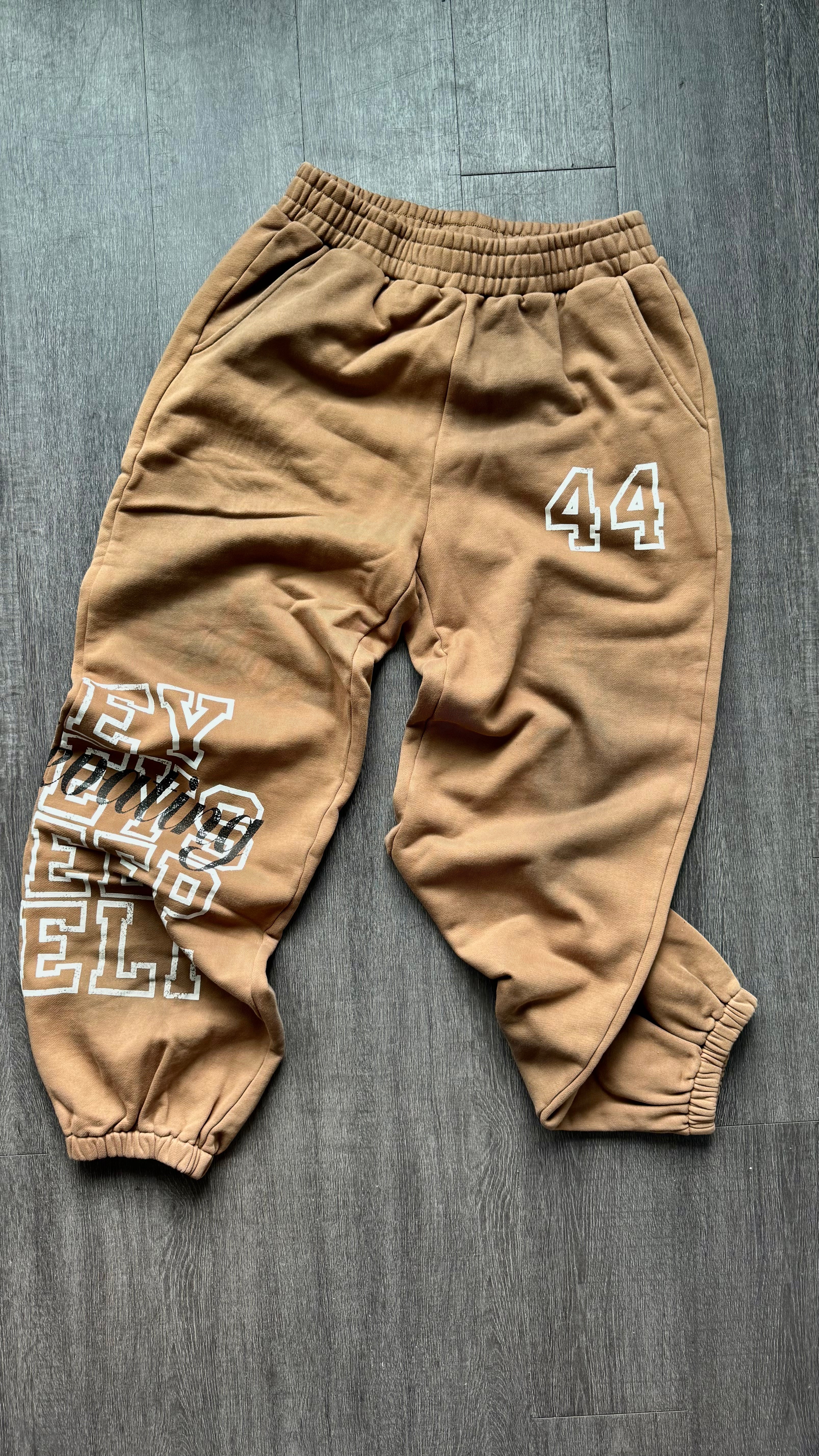 Brown KEEP ELEVATING YOURSELF SWEATPANTS