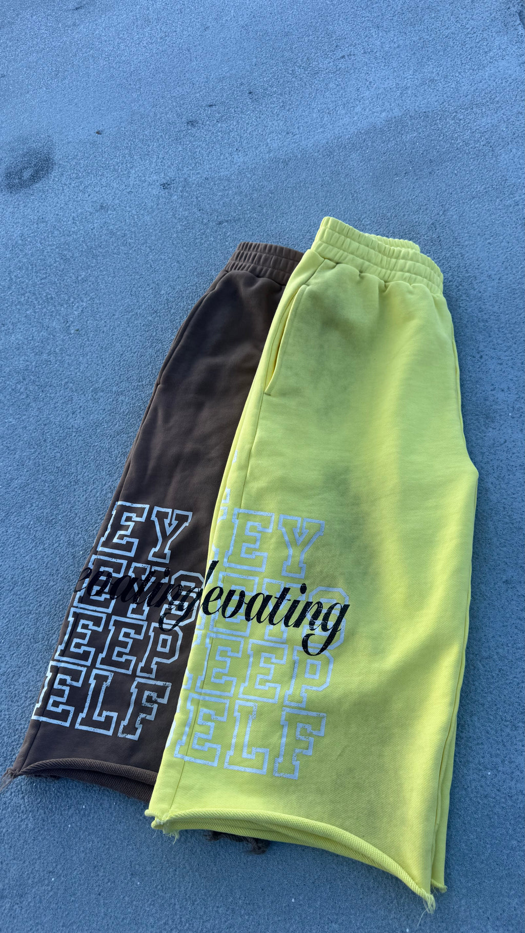 3/4ths Brown Long Shorts